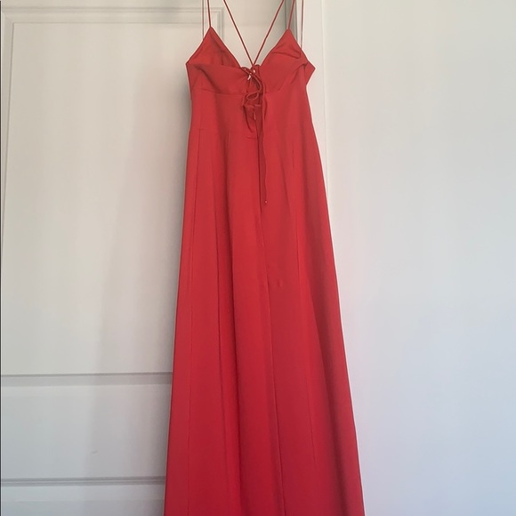Adrianna Papell Long Dress with Slit, Size 4 - Picture 6 of 7